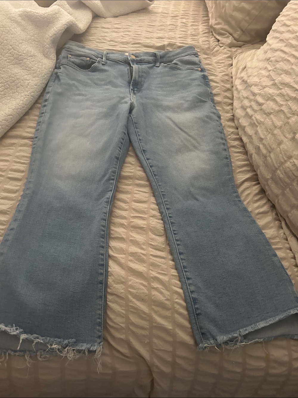 Mother Light Wash Women's Flare Jeans - Classic Denim Style